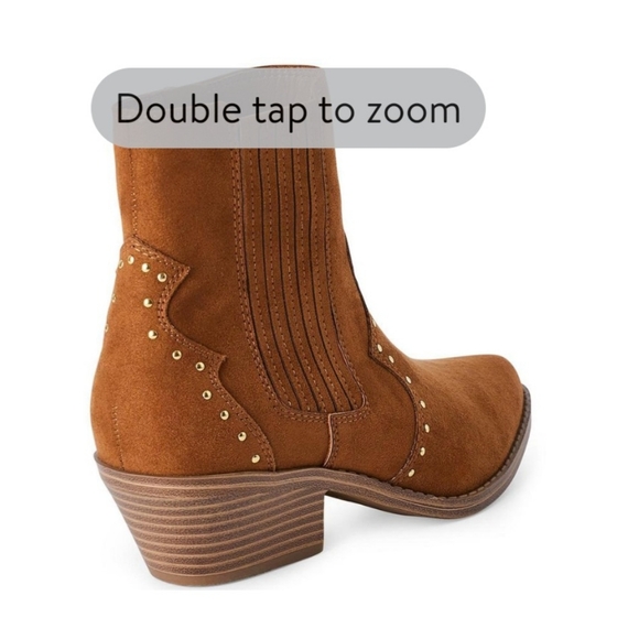 Brand new suede style ankle boots,  sz9 - Picture 3 of 7